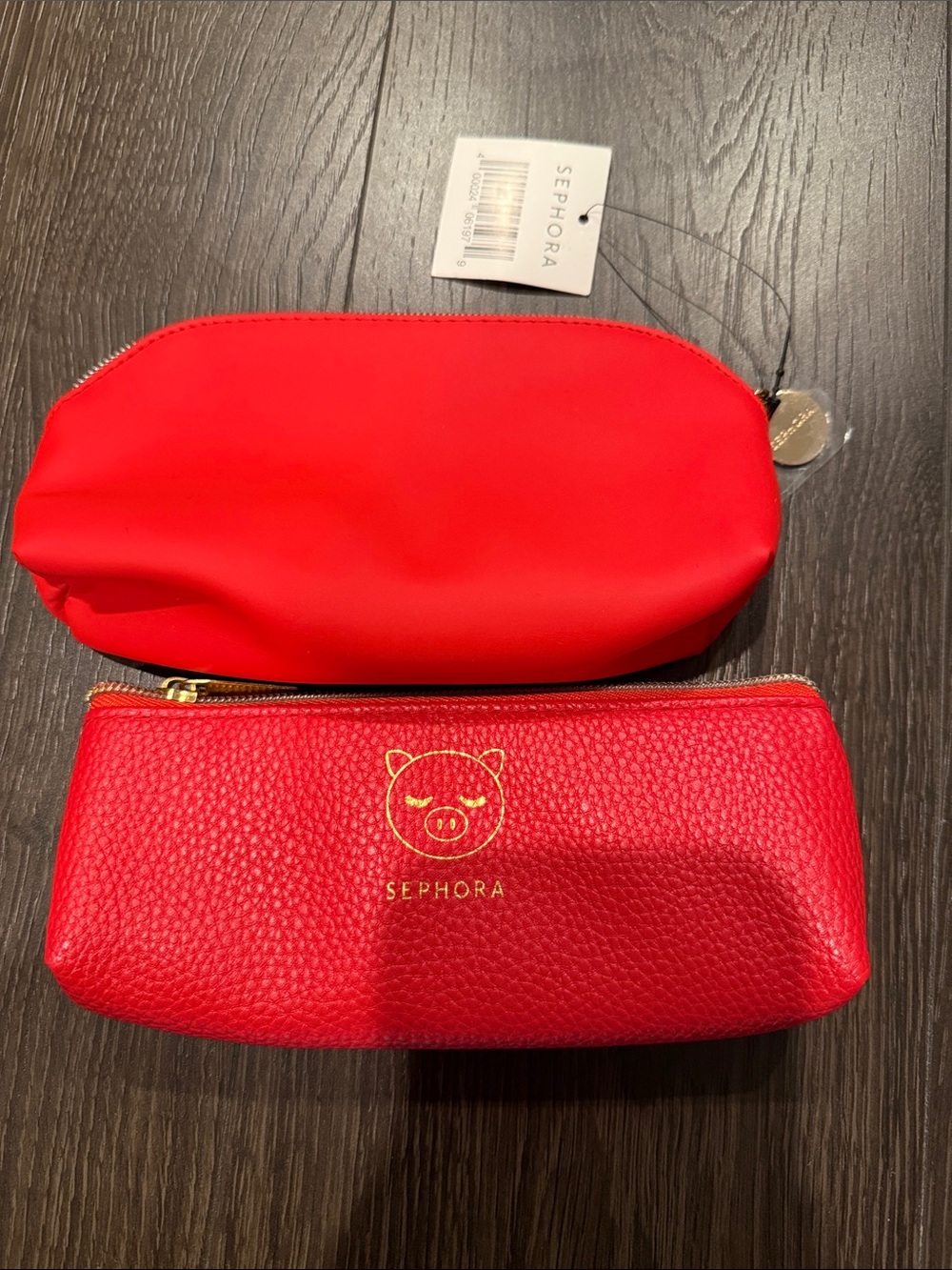 Sephora Red Cosmetic Pouch Duo